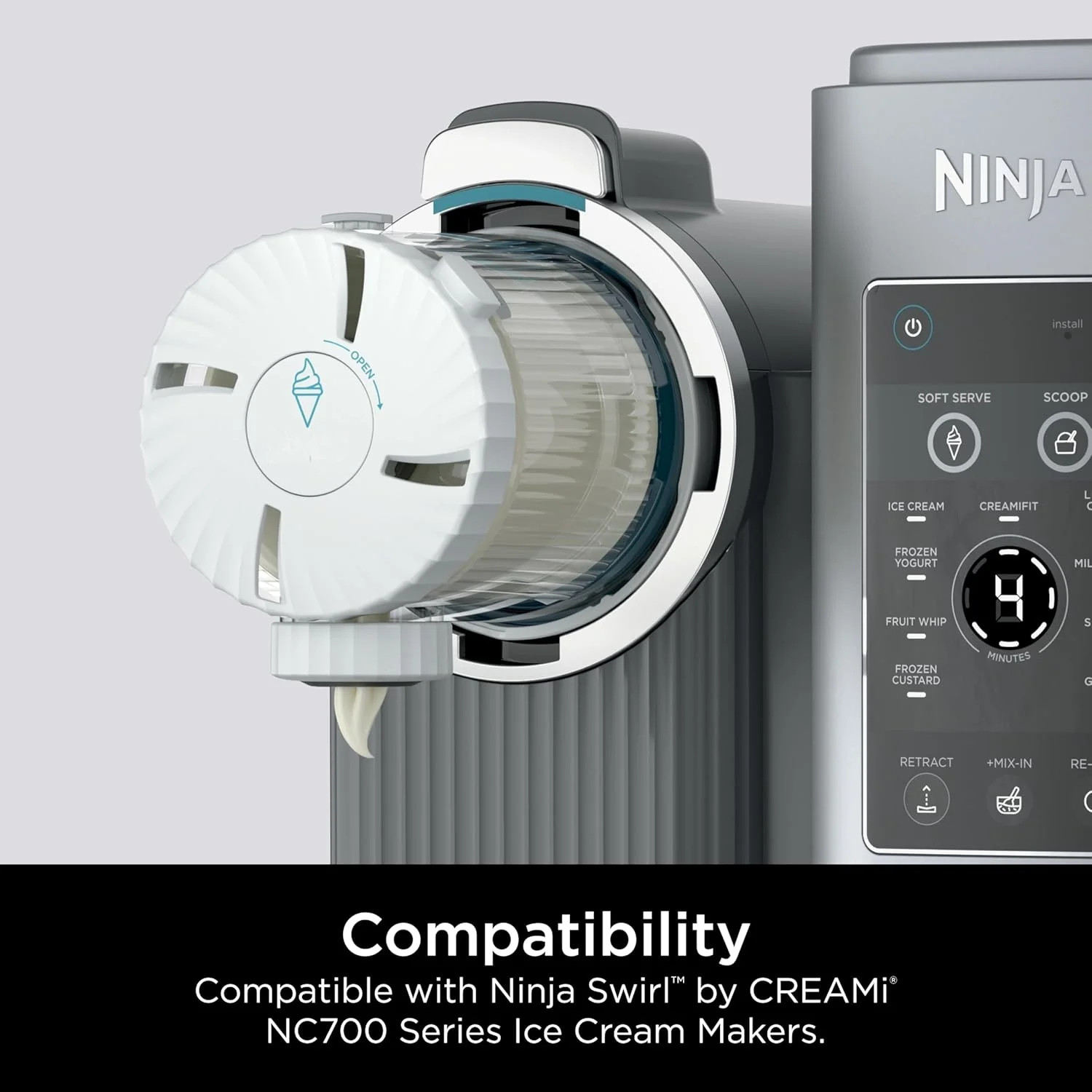 Compatible with Ninja Swirl by Creami NC700 Ice Cream Makerfits NC701 NC701Q CN7