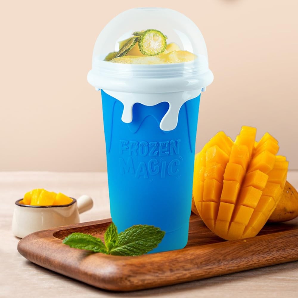 Large Slushie Cup 500ml,Frozen Magic Slushy Cup Maker,DIY Homemade Ice Cream,…