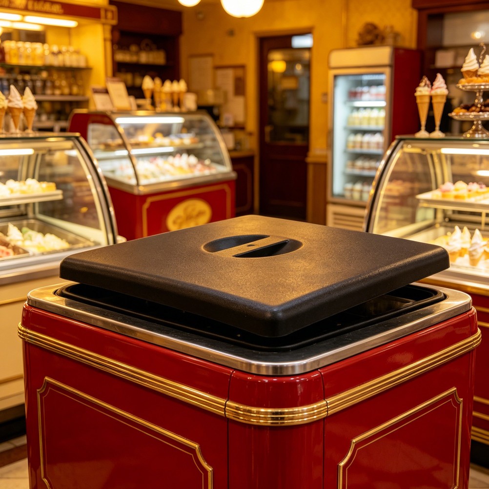 Ice Cream Machine Lid: Replacement Ice Cream Machine Cover – Portable