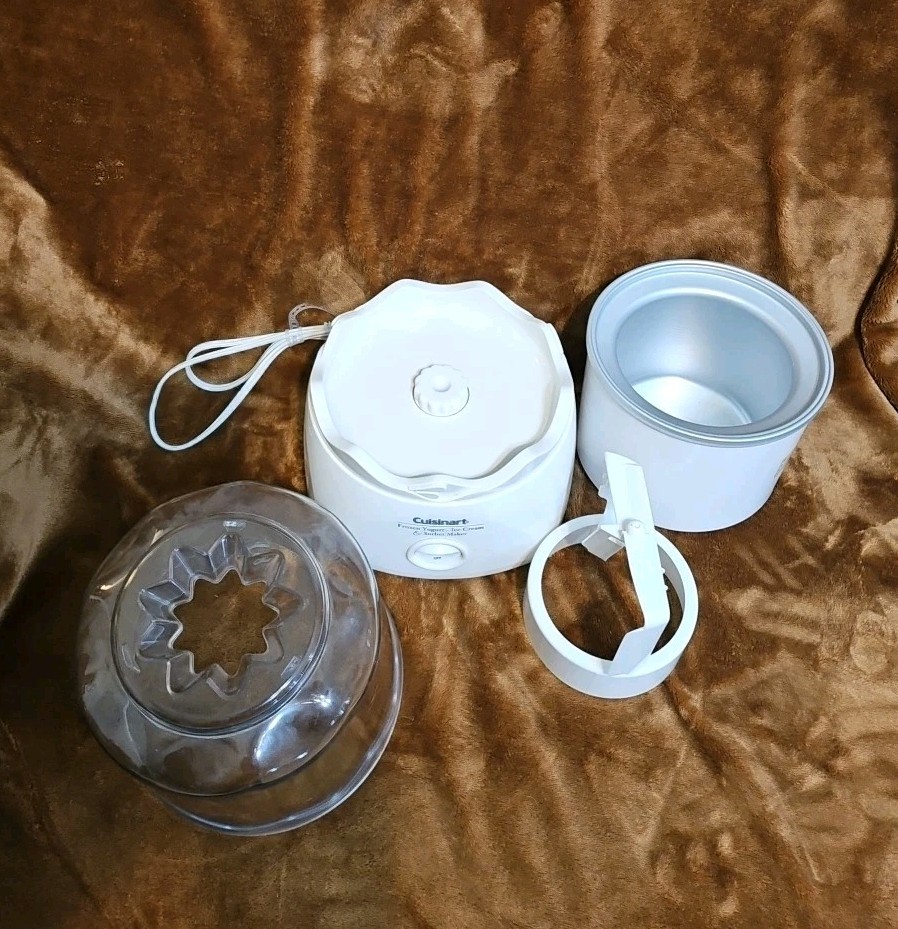 Cuisinart Frozen Yogurt Ice Cream Sorbet Maker Automatic Wirh Manual ICE-20
