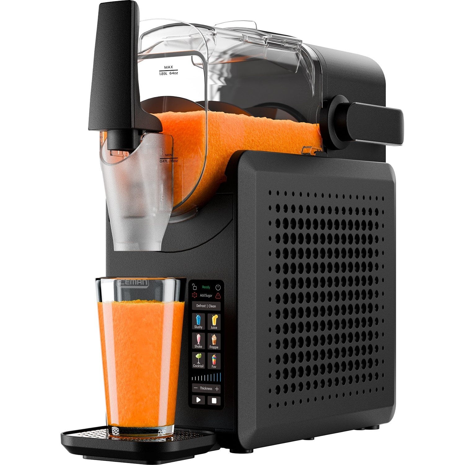 Iceman by Chefman Slush-Ease Slushy Maker with Touchscreen, Black