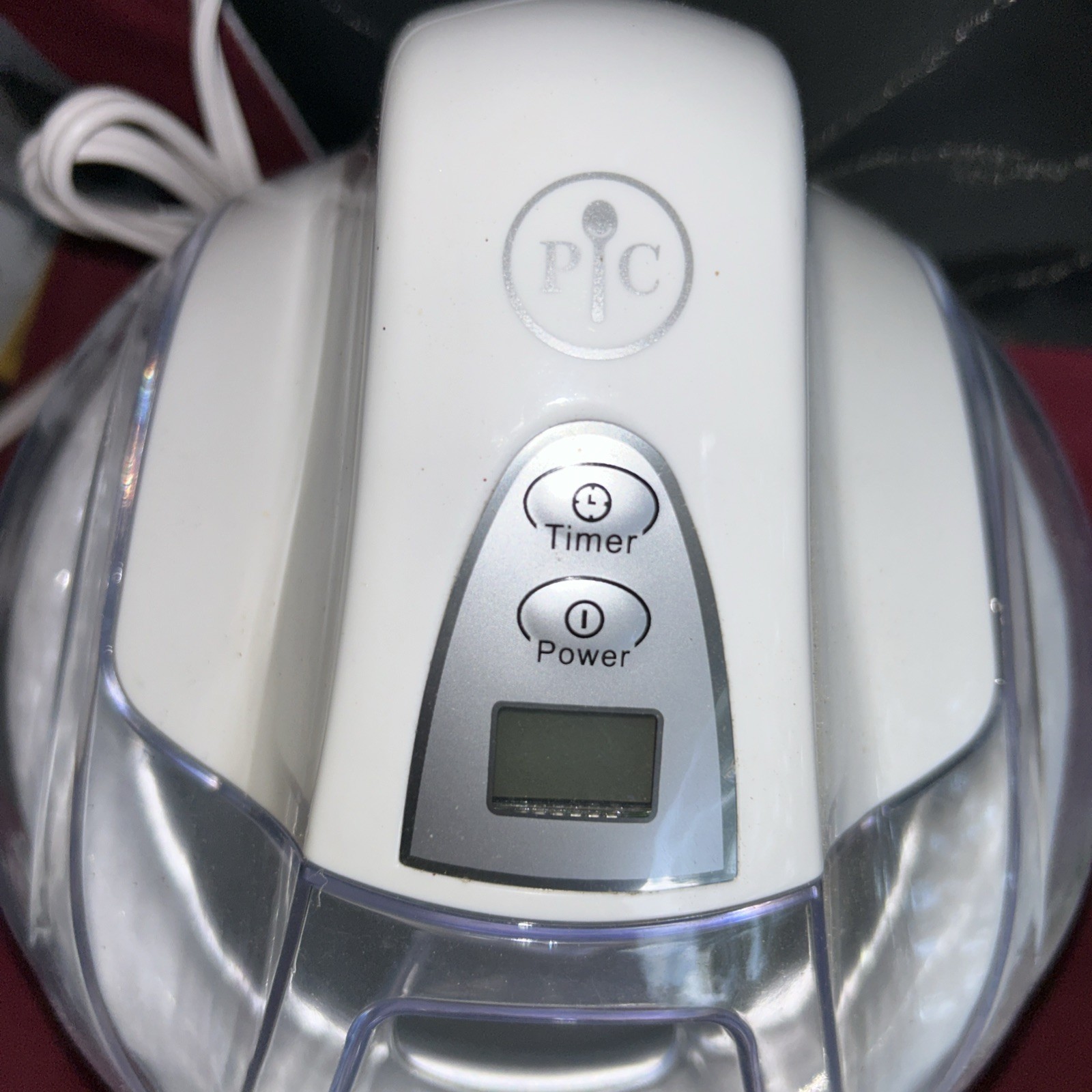 Pampered Chef Electric Ice Cream Maker Compact 1 qt. Model 1534 White
