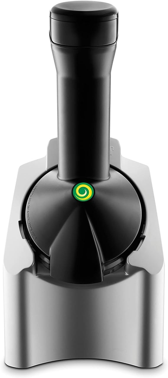 Yonanas 902 Classic Vegan Dairy-Free Frozen Fruit Soft Serve Maker – Silver