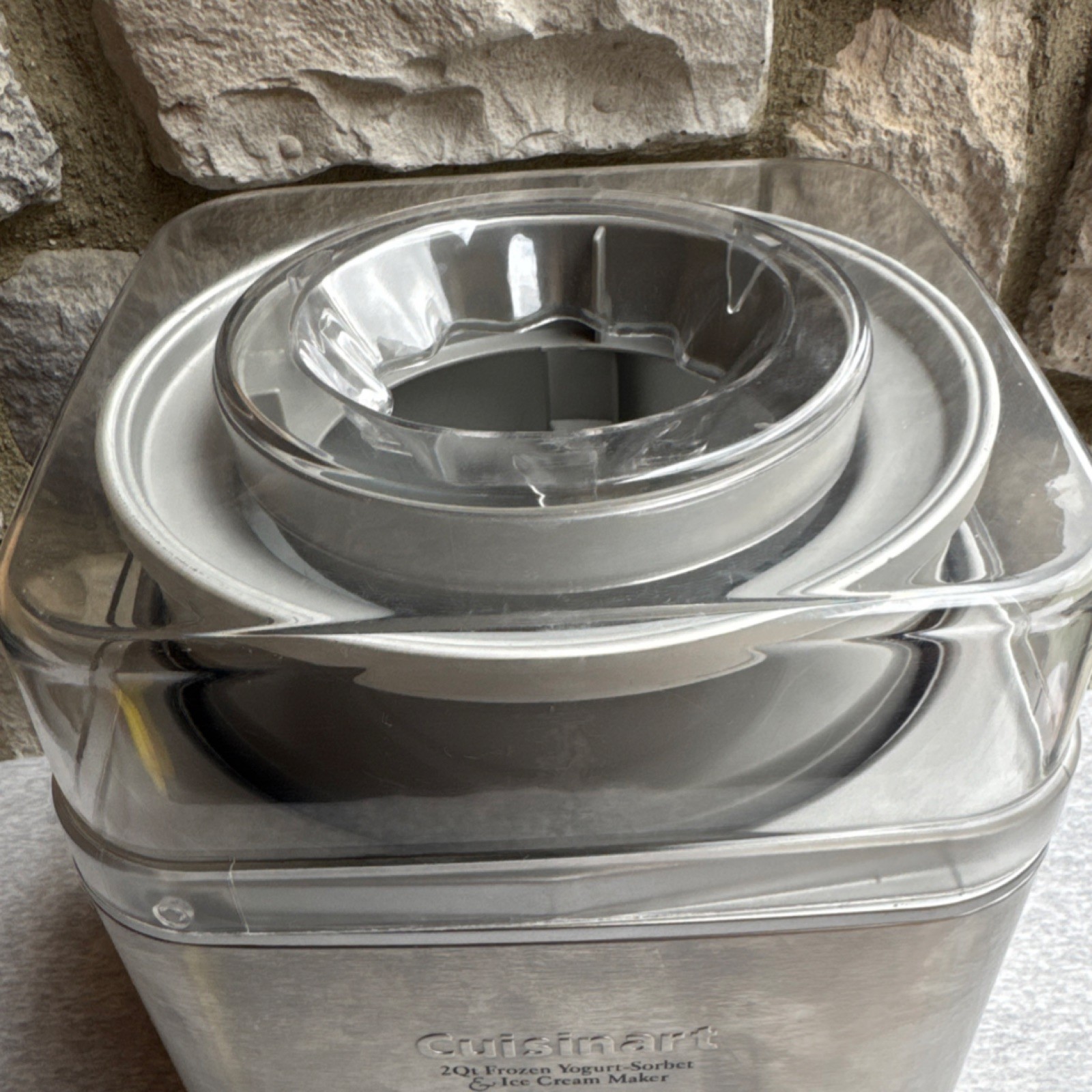 Cuisinart ICE-30BC 2 Qt Electric Ice Cream Maker, Silver, Freezer Bowl, 50W