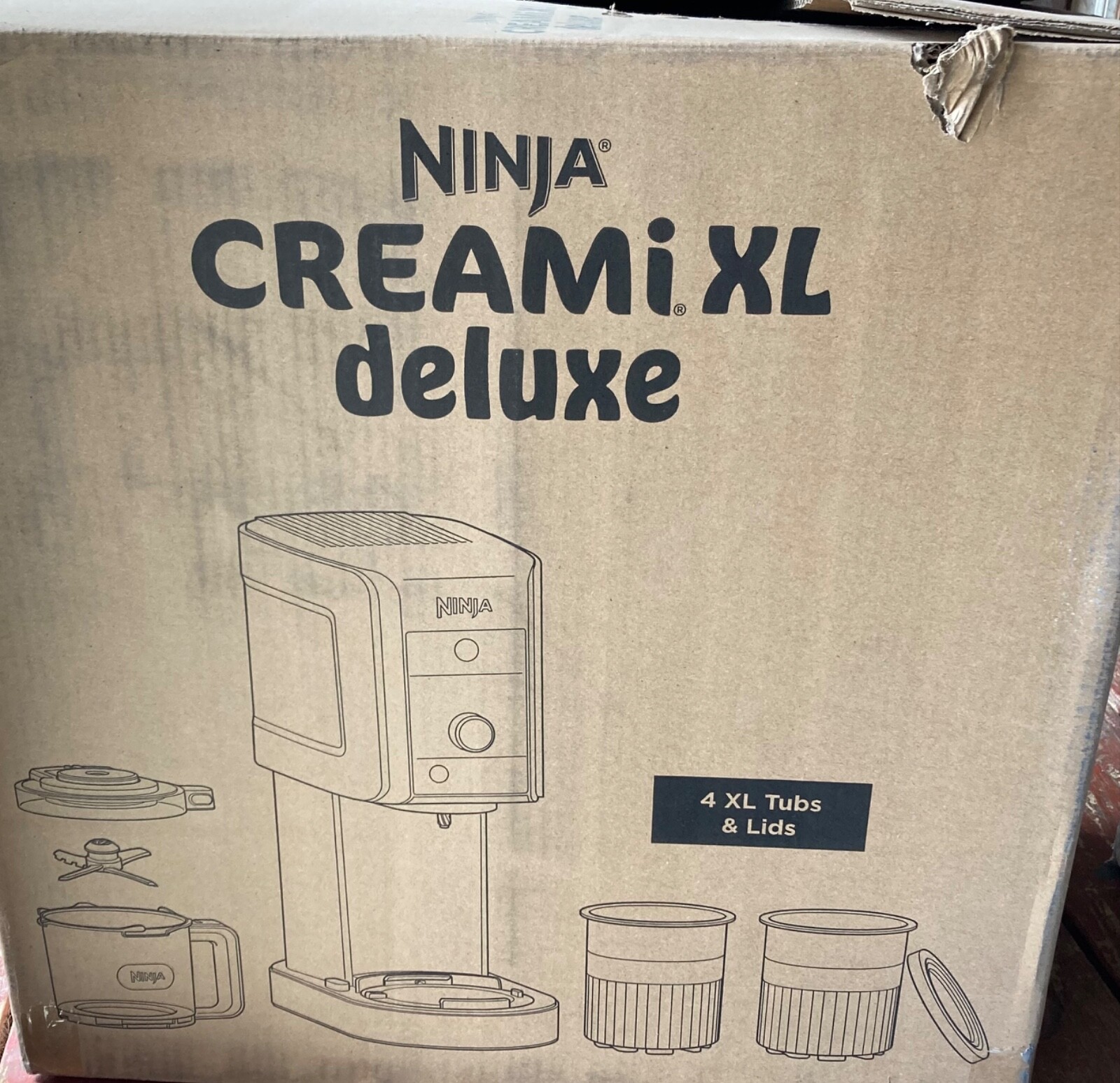 Ninja Creami Deluxe 11-in-1 Ice Cream and Frozen Drink Maker – BLACK/GRAY
