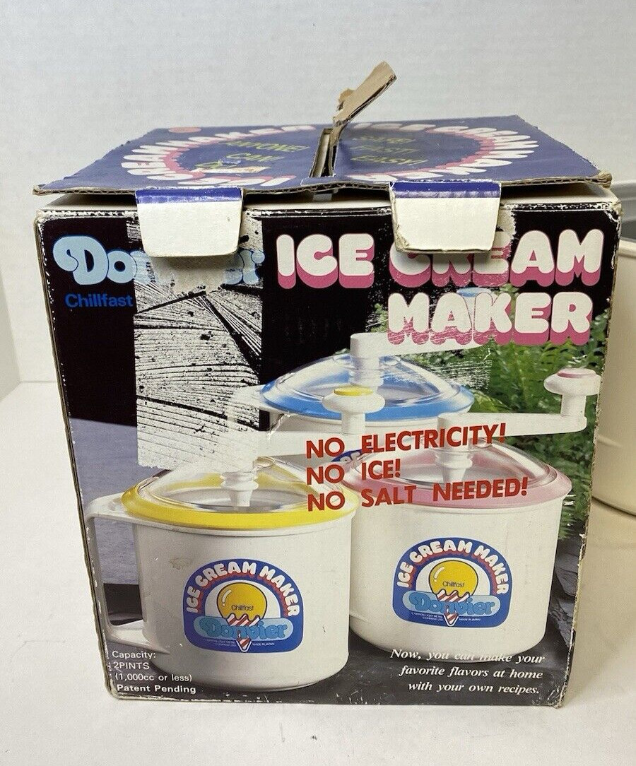 DONVIER CHILLFAST ICE CREAM MAKER