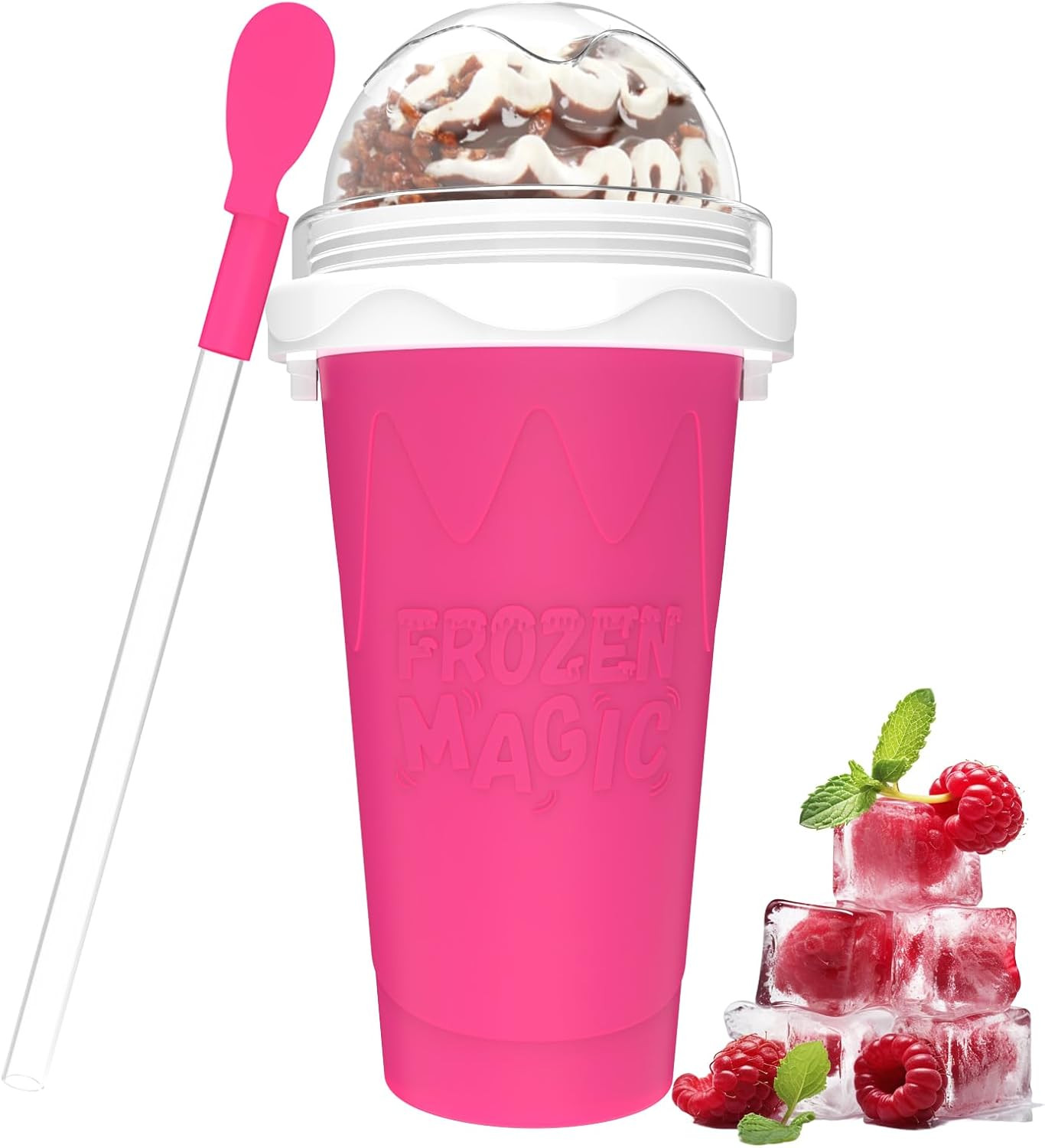 Slushie Maker Cup, DIY Magic Slushy Maker Squeeze Cups, Portable Smoothie Slushy