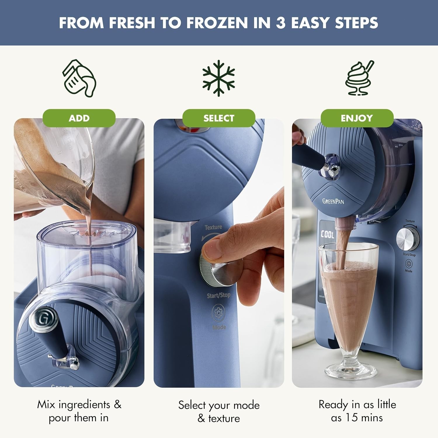 Frost Ice Cream Maker & Slushie Machine, Soft Serve, Sorbet, Margaritas, Milksha