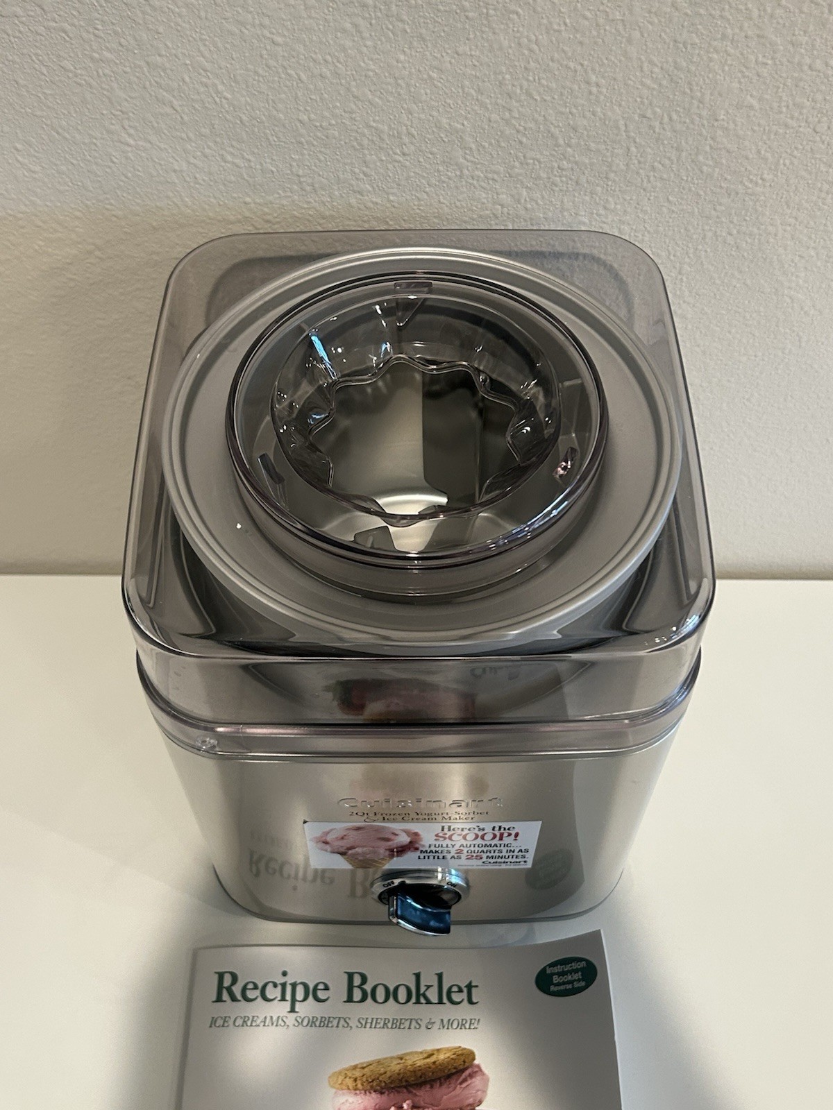 Cuisinart ICE 30BC Pure Indulgence 2 Qt Ice Cream Frozen Yogurt Sorbet Maker New