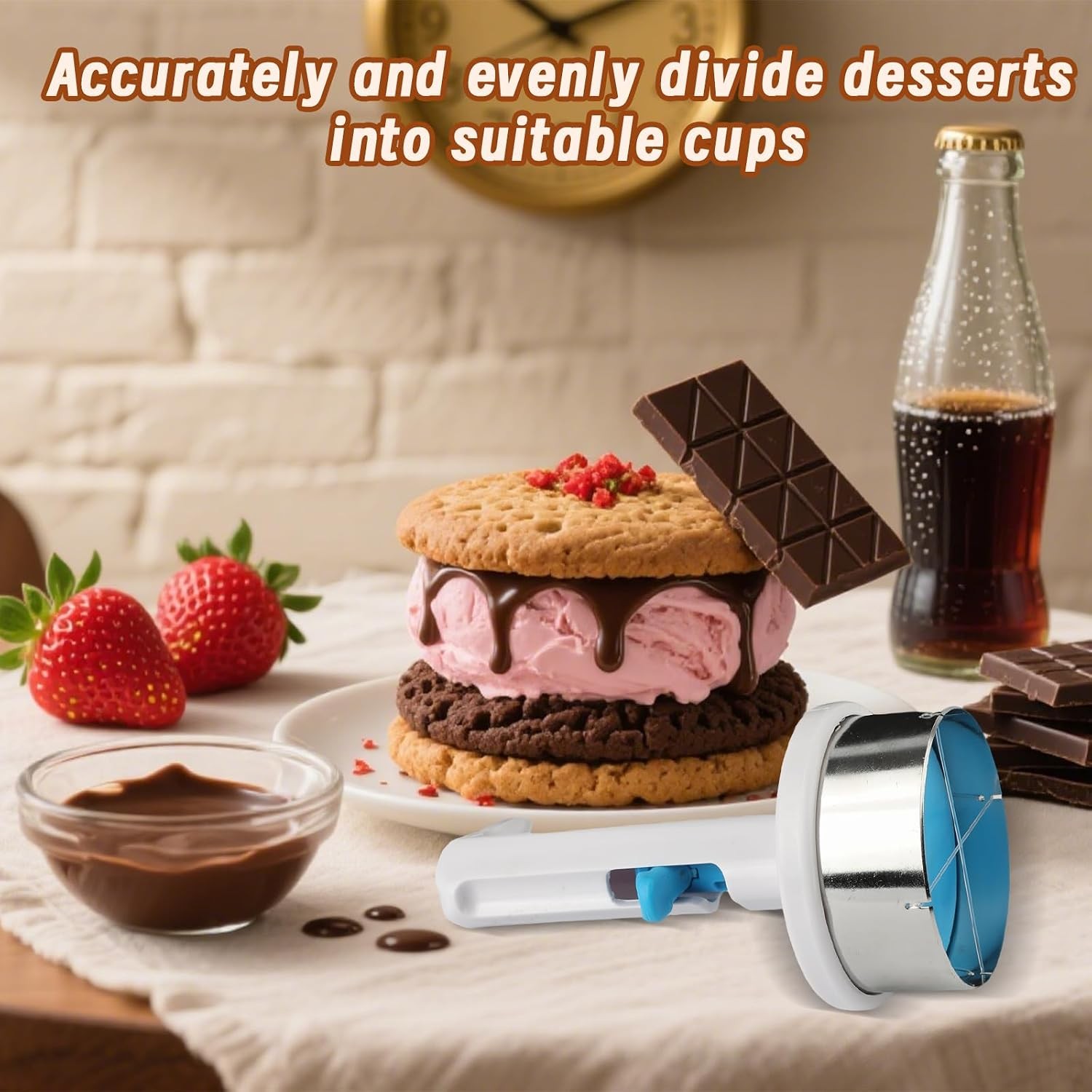 Ice Cream Sandwich Maker Tool, Stainless Steel Ice Cream Sandwich Maker |