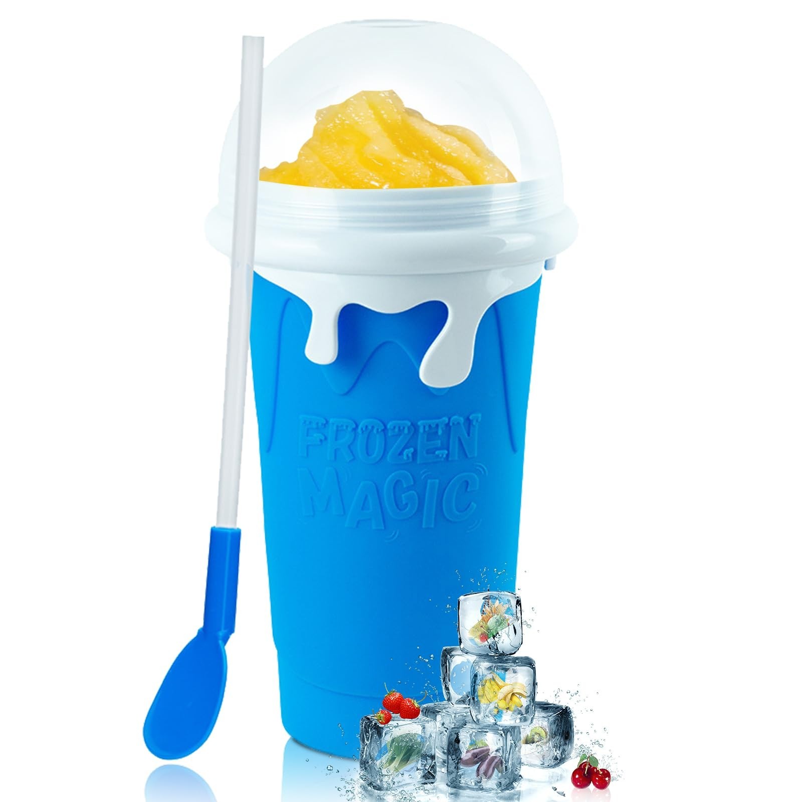 ROEDEER Large Slushie Cup 500ml,Frozen Magic Slushy Cup Maker,DIY Homemade Ic…