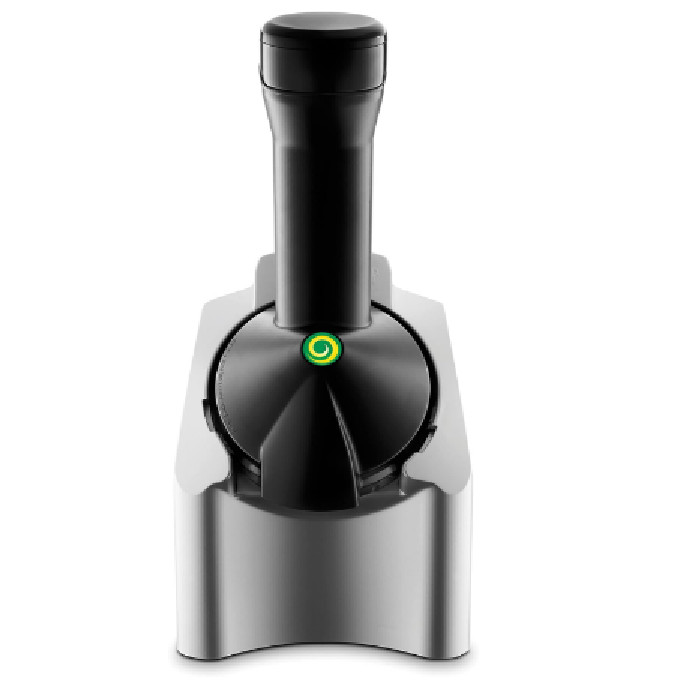 Yonanas Classic silver dairy-free Frozen Fruit Soft Serve Maker 902 Recipe book