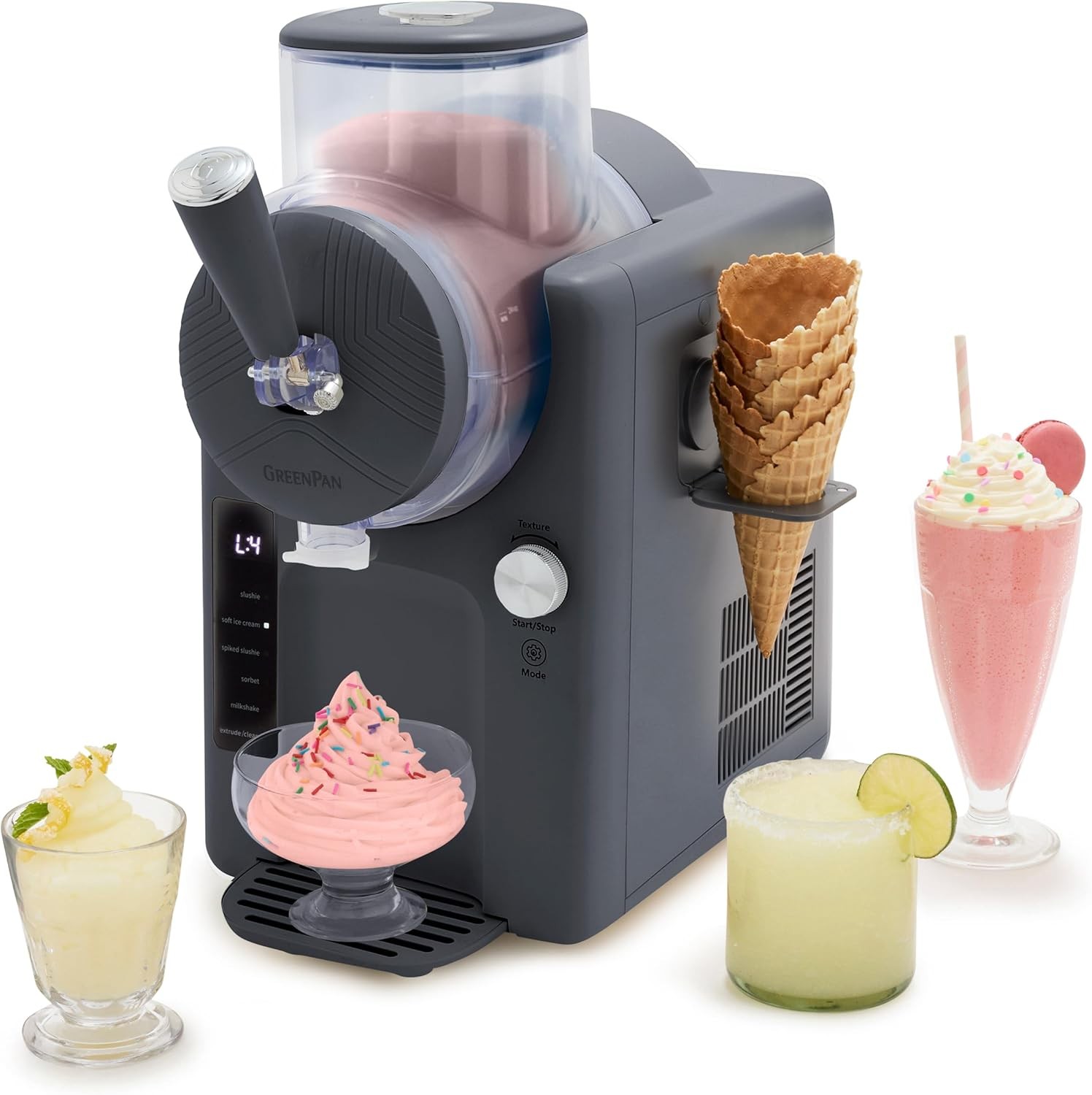 Slushie Maker Machine Soft Serve 7 Textures