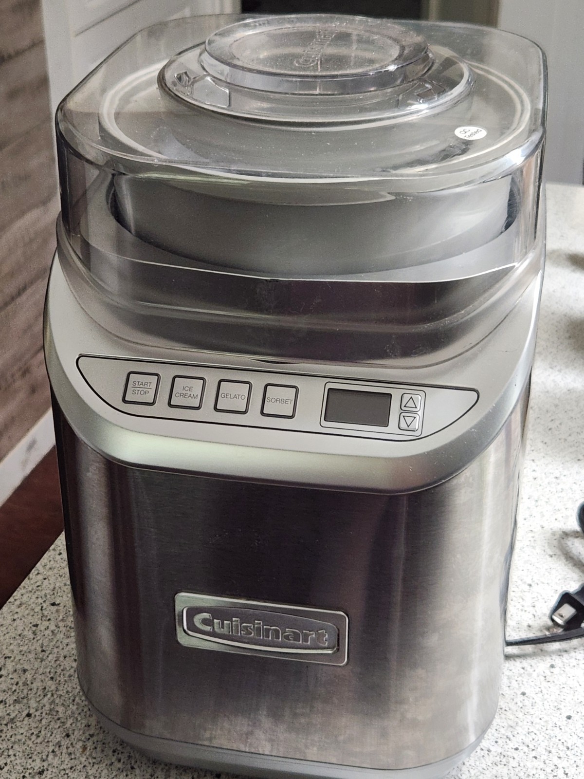 Cuisinart Gelateria ICE-70 40W 2-Qt Ice Cream and Frozen Yogurt Maker