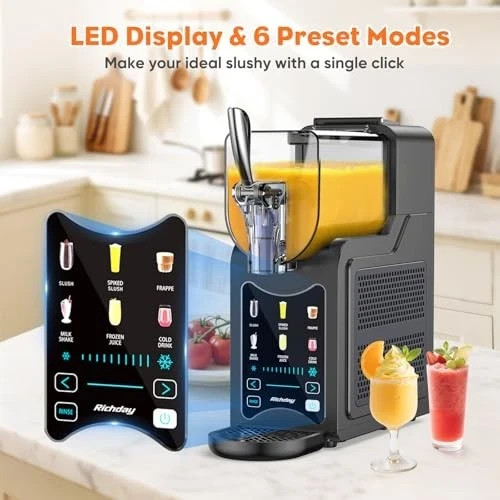 B T SLUSHIE MACHINE FOR HOME 88OZ FROZEN DRINK MAKER NO ICE SL-3025 –