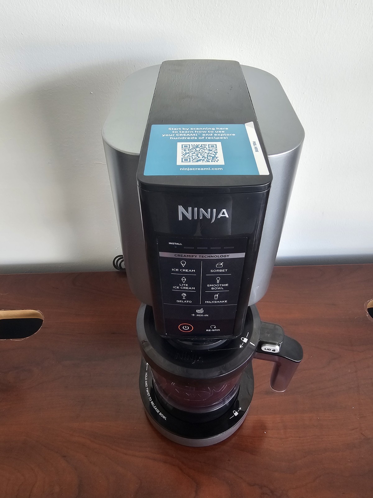 Ninja Ice Cream Maker NC301 w/ Bowl & Creamer Blade Tested Never used before