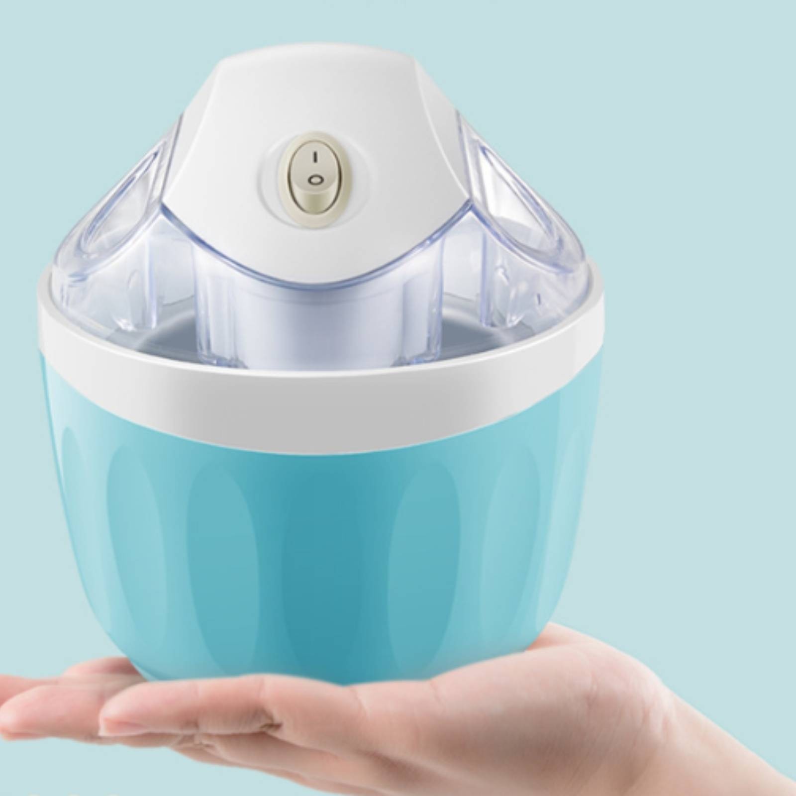 Ice Cream Maker Mini Ice Cream Machine One-Button for Home
