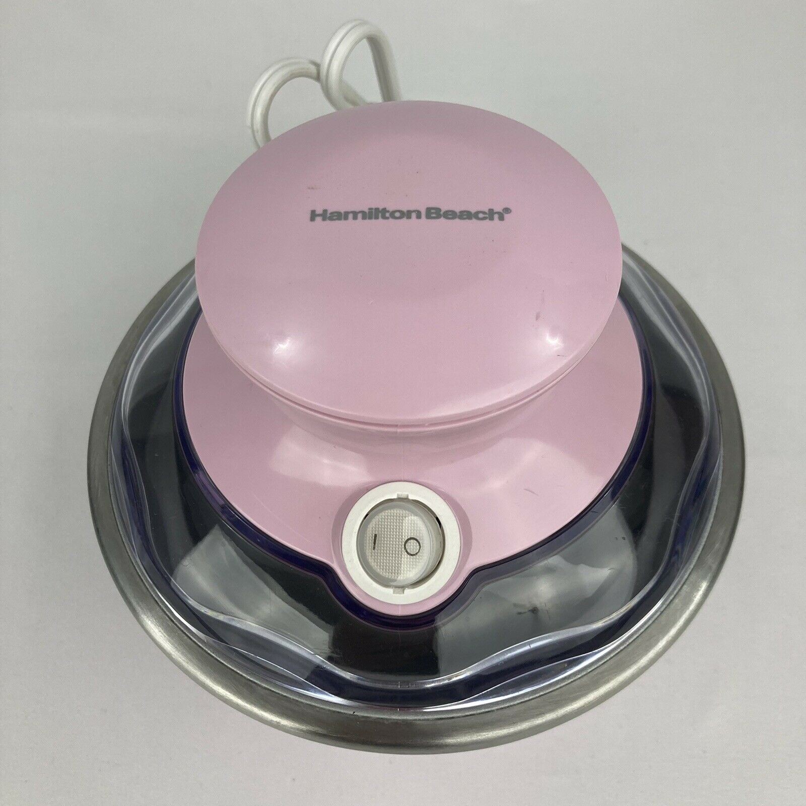 Hamilton Beach HALF PINT Soft Serve ICE CREAM MAKER PINK Frozen Yogurt Sorbet