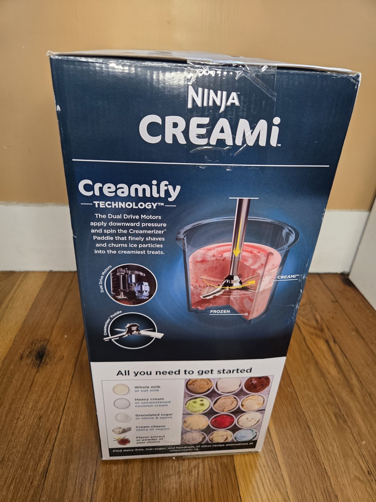 Ninja Creami 7-in-1 Ice Cream Maker Model Touch Program NC301 Brand New