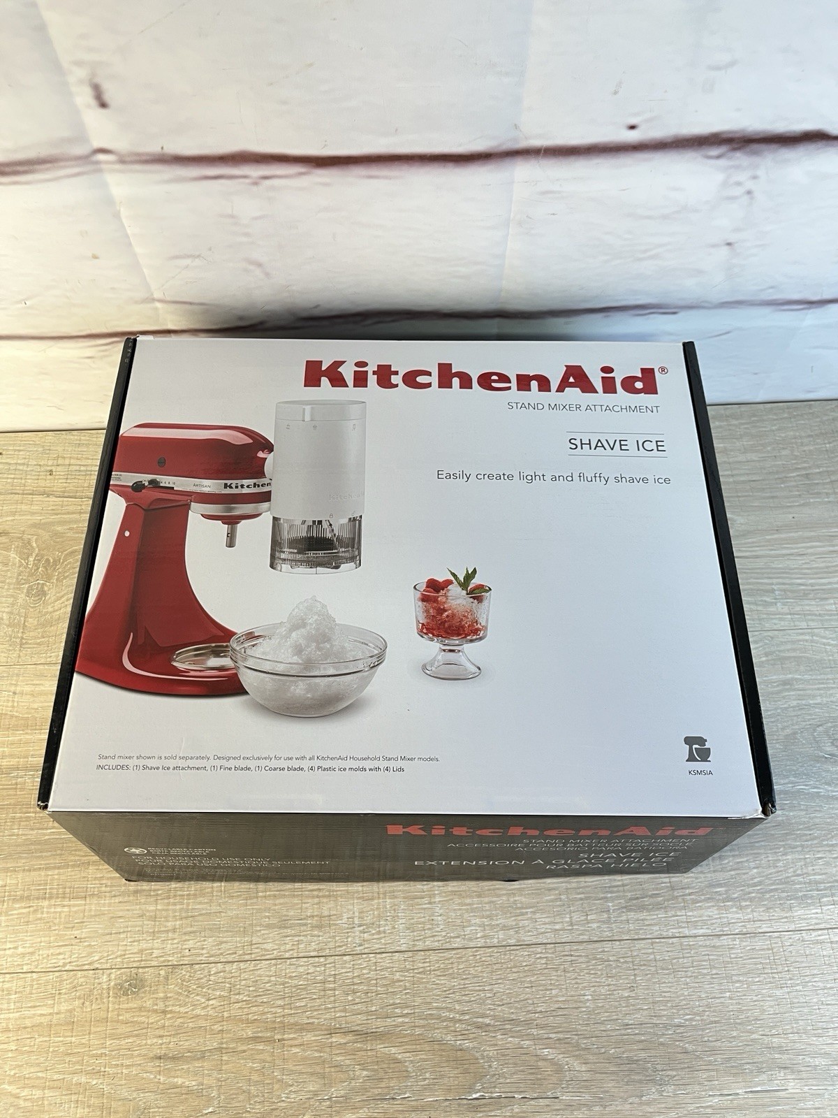 KitchenAid Shaved Ice Stand Mixer Attachment Snowcone Snowball KSMSIA