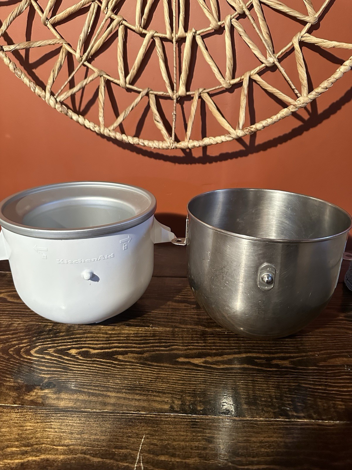 KitchenAid 2 Qt Ice Cream Maker Stand Mixer And Steel 5qt Mixing Bowl W Handle