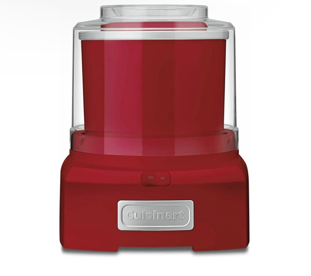 Cuisinart ICE-21R Red 1.5 QT Frozen Yogurt-Ice Cream & Sorbet Maker