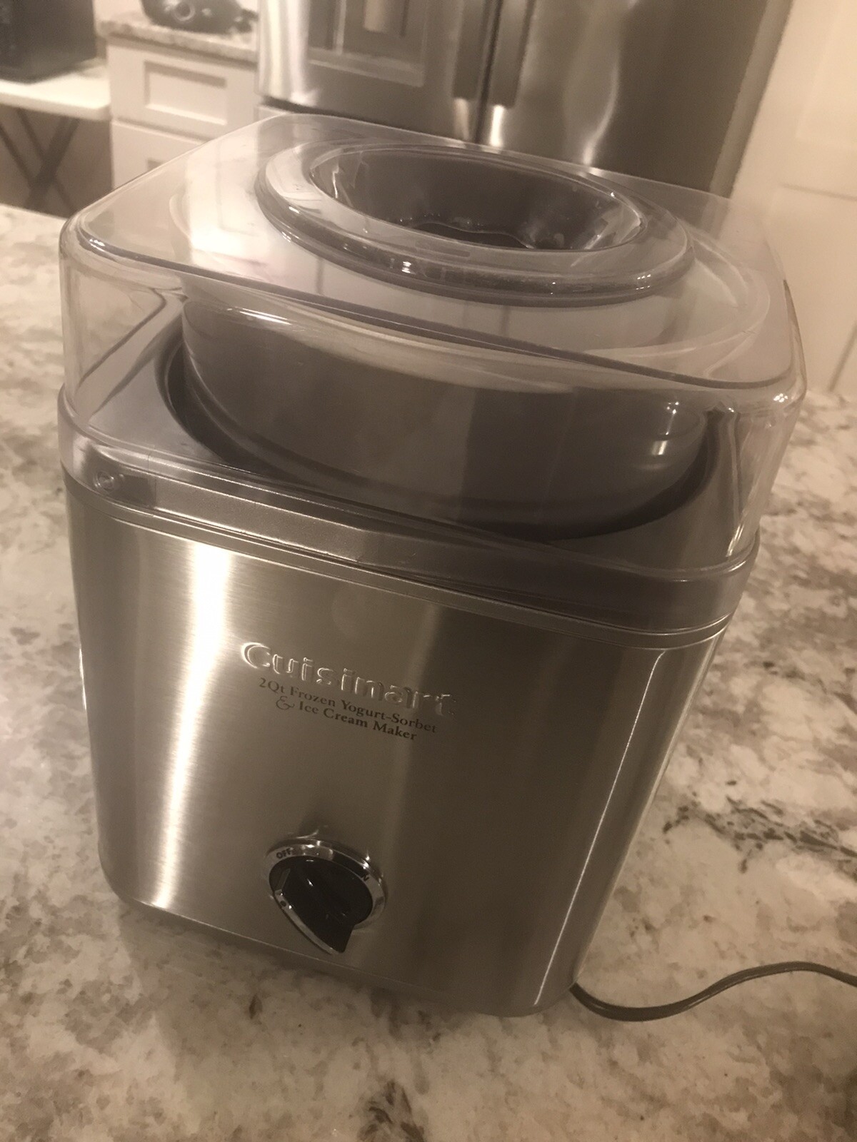 Cuisinart Pure Indulgence Fozen Yogurt-Ice Cream/Sorbet Maker ICE-30BC Stainless