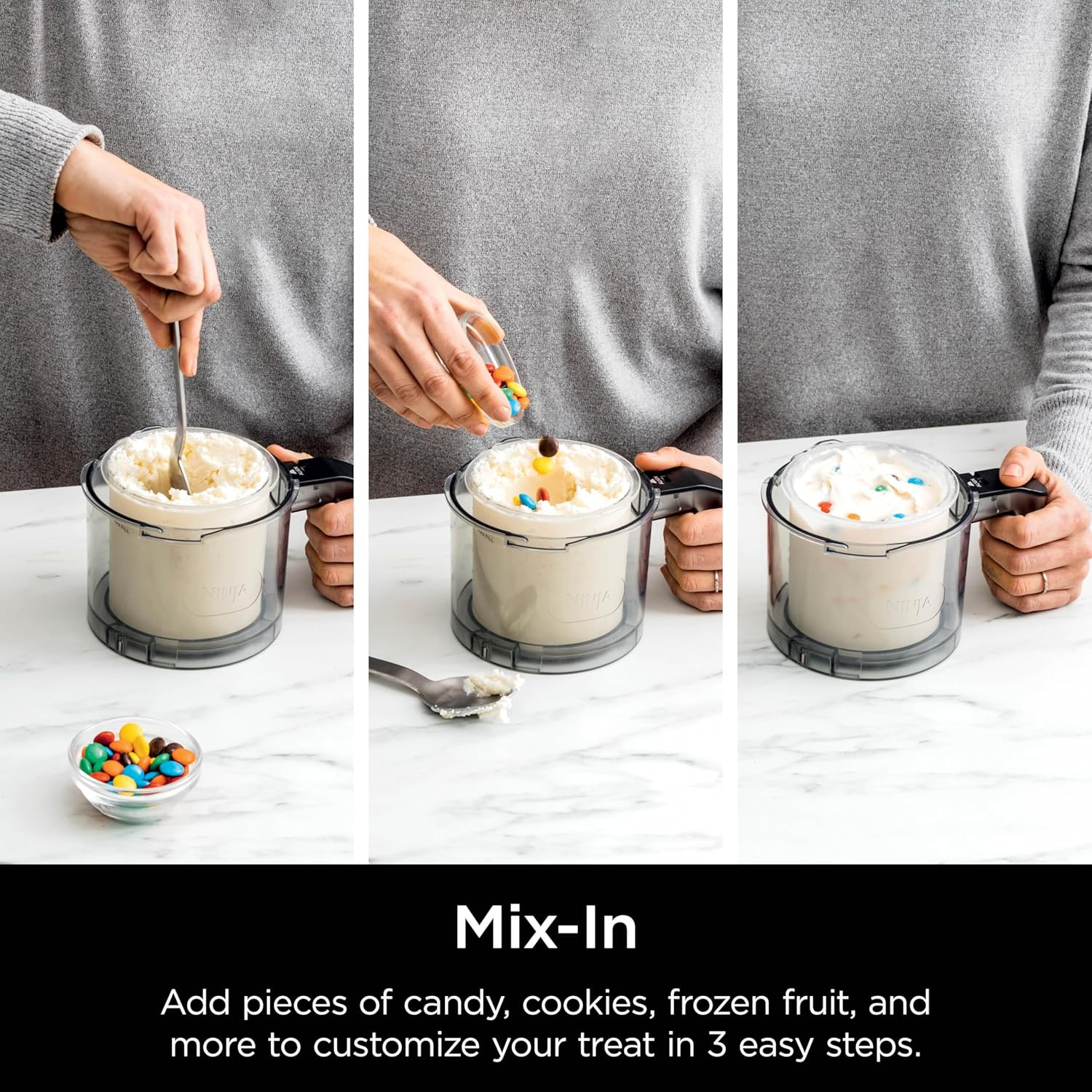 Creami Deluxe 11-In-1 Ice Cream & Frozen Treat Maker, Silver,(2) 24 Oz. Tubs