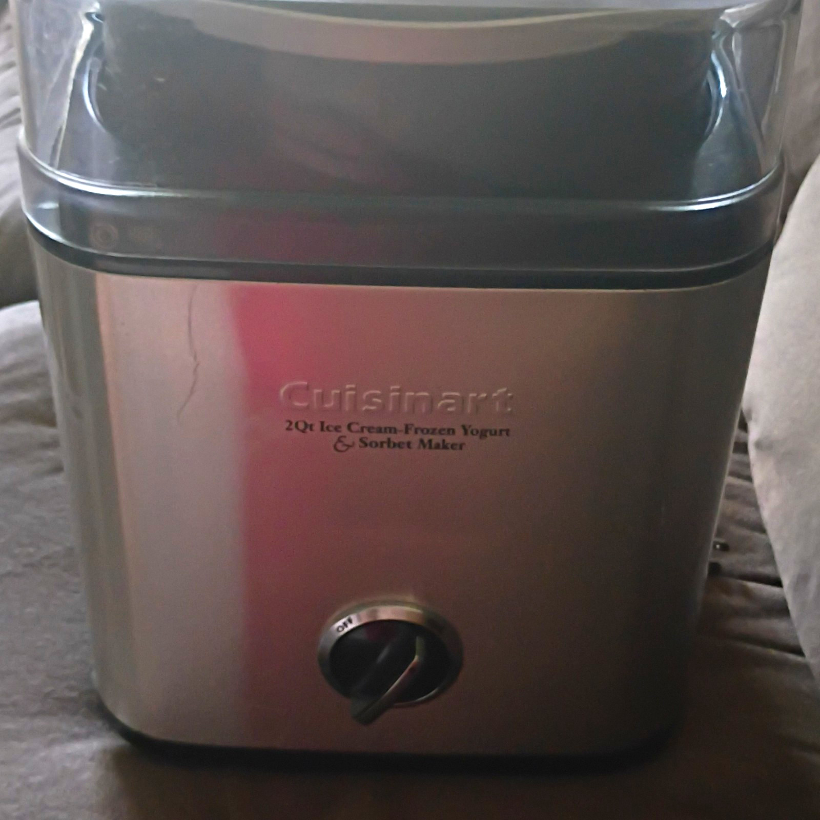 Cuisinart 2 Qt Electric Ice Cream/Frozen Yogurt/Sorbet Maker Silver ICE-70