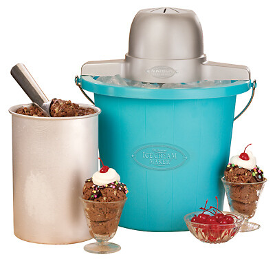 Nostalgia PICM4BG 4-Qt. Ice Cream Maker – Quantity 1