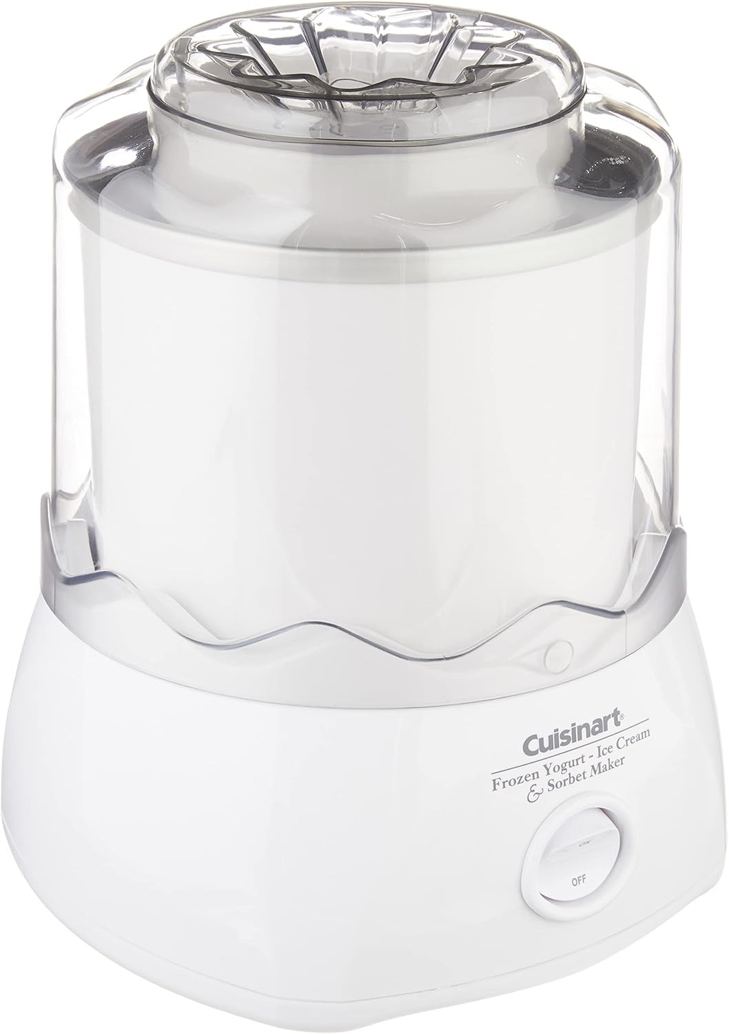 Cuisinart ICE-20P1FR 1.5-Qt Ice Cream & Sorbet Maker,White-Certified Refurbished