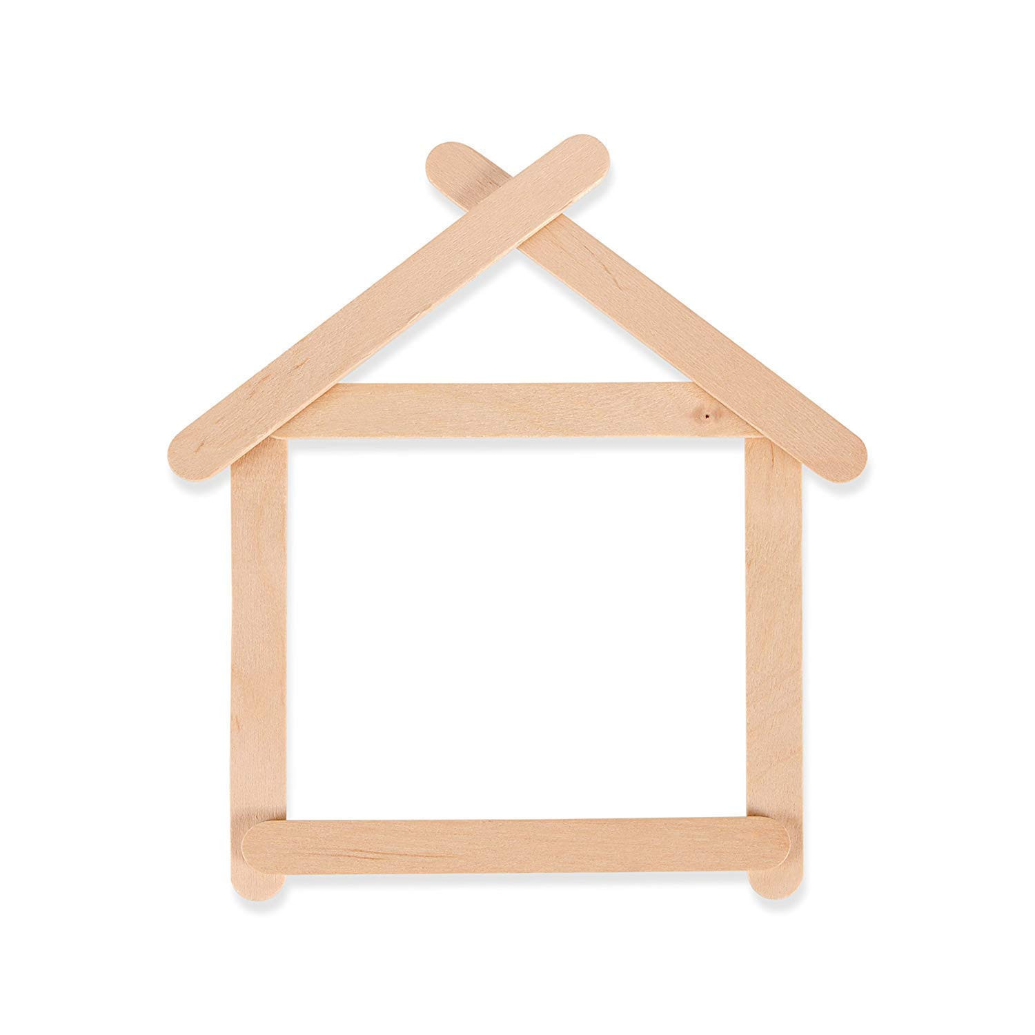 4.5 Inch Wooden Ice Cream and Craft Stix