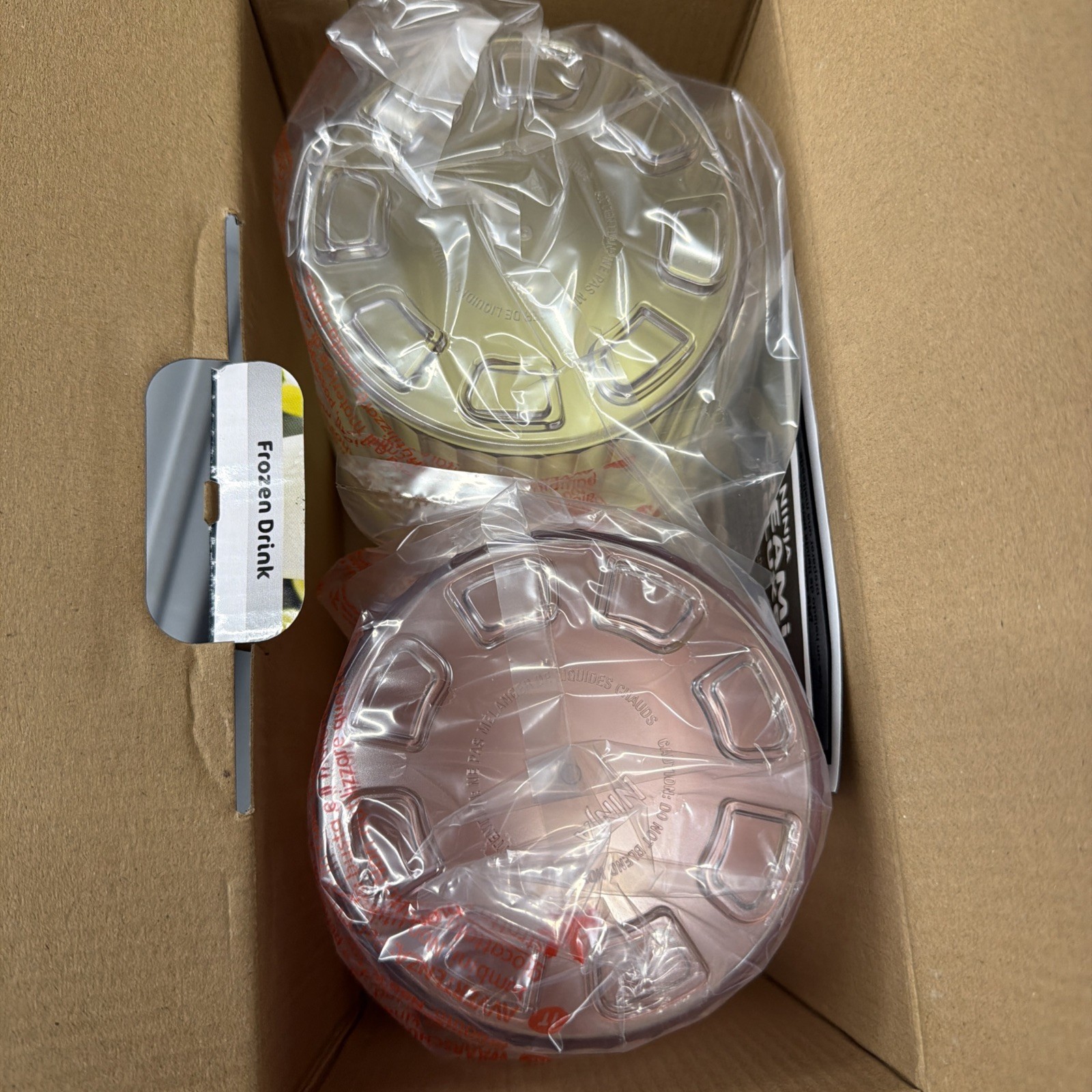 NINJA Creami Deluxe 24oz Pints & Lids Only for NC500