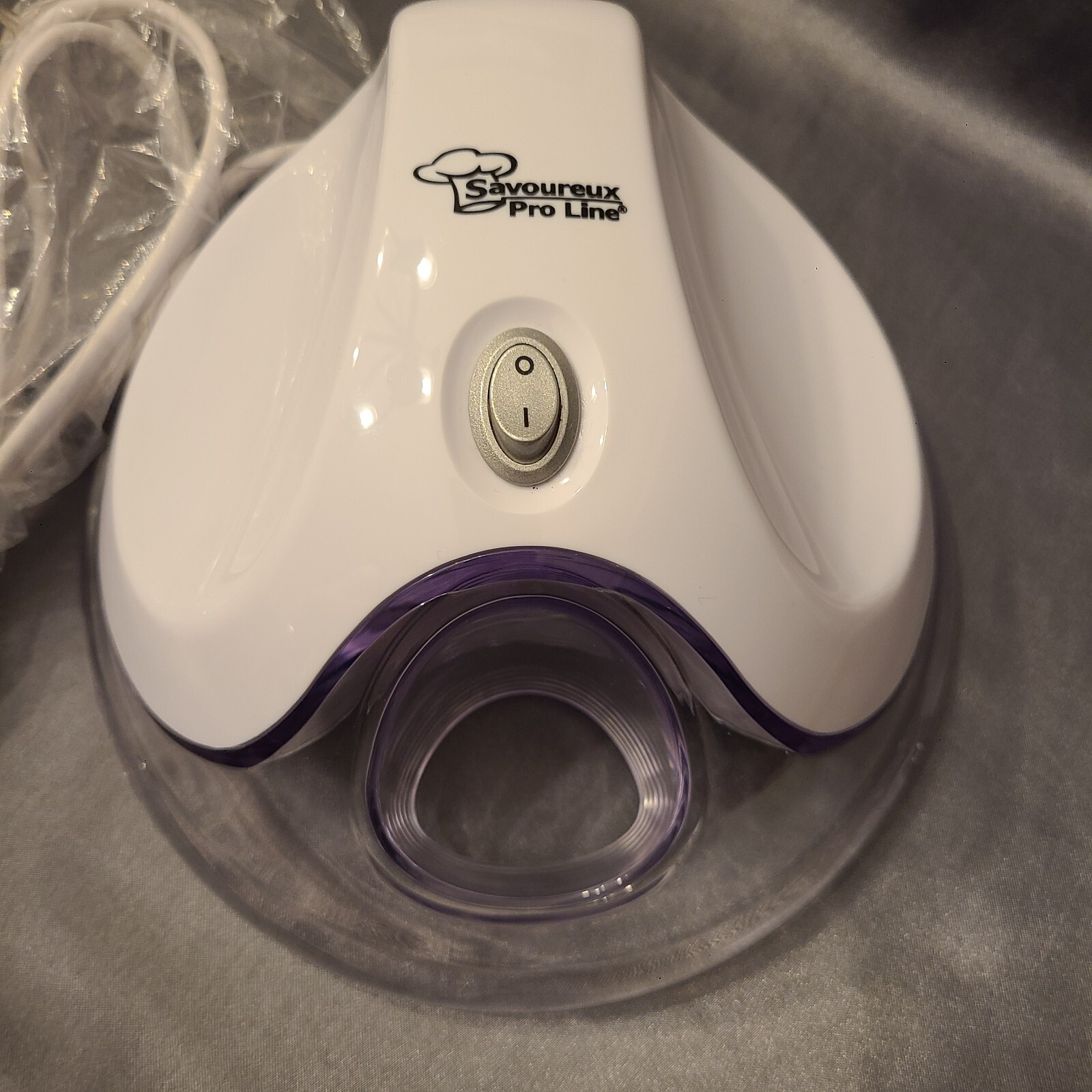 Savoureux Pro Line BL1380 Portable 1.5qt Ice Cream Maker Top Part w/ Motor Cord