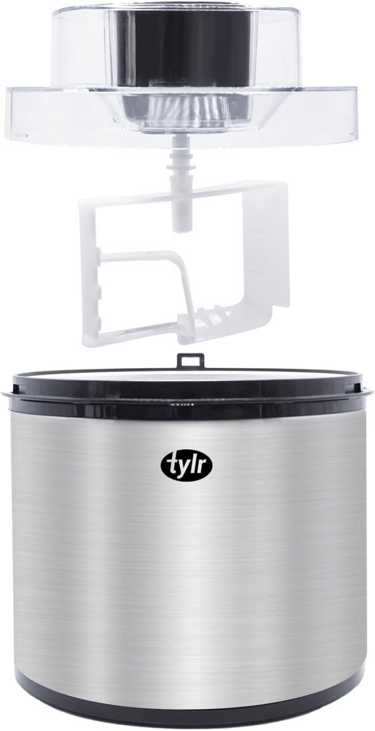 Tylr 2 Quarts Ice Cream Maker, Sorbet, Yogurt, Milkshakes, Smoothie and more