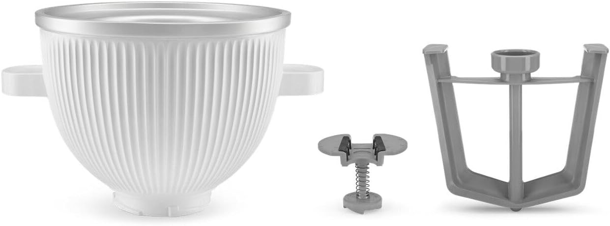 Ice Cream Maker Attachment Stand Mixer 2 Quart KSMICM White