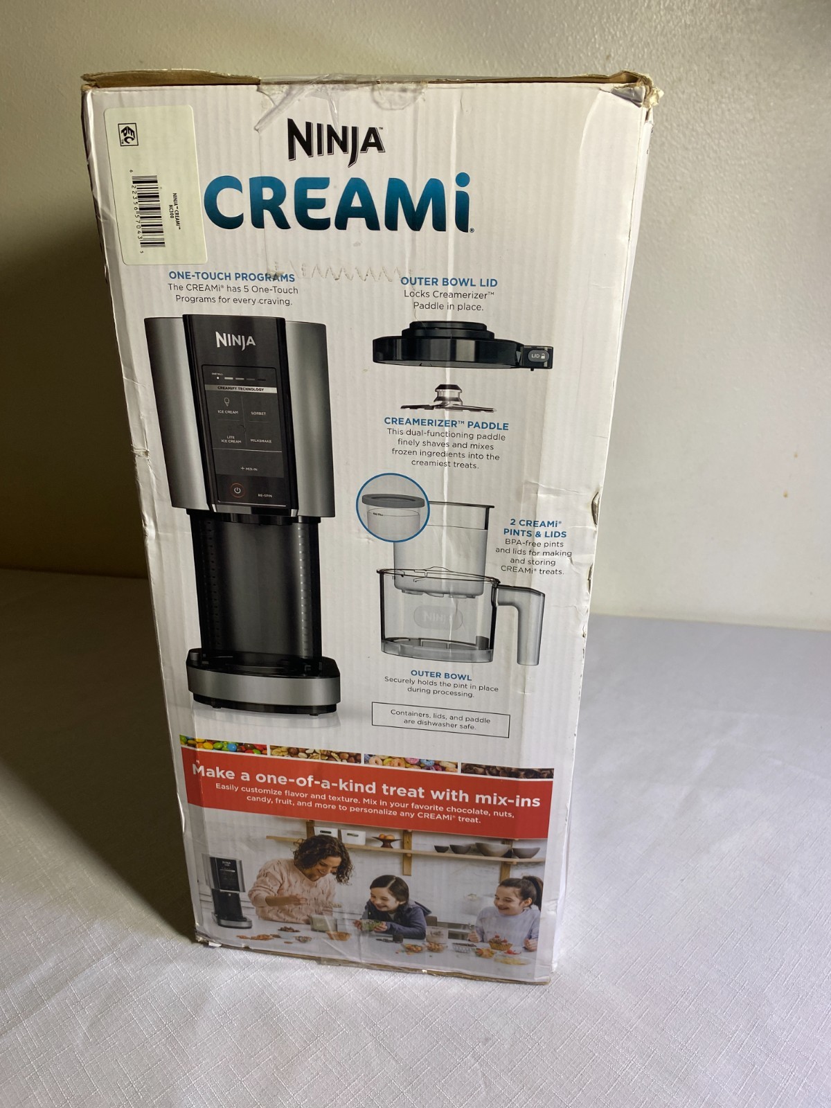 Ninja CREAMi NC300 Ice Cream Maker Machine Sorbet Milkshake Mix-Ins 2 Pints New