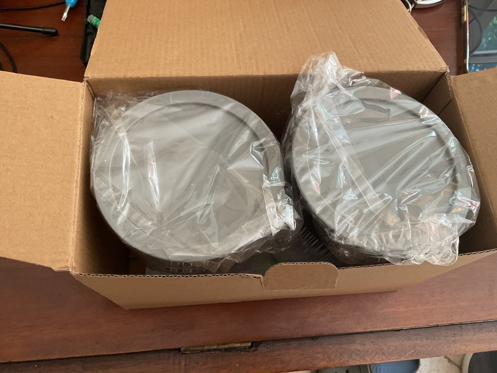 2 Pack Pint Containers Replacement for Ninja Swirl Ice Cream & Soft Serve open