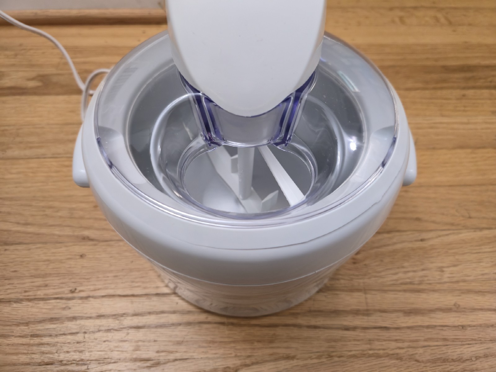 Krups La Glaciere Ice Cream Sorbet Maker Model 358 White Tested Works Video!