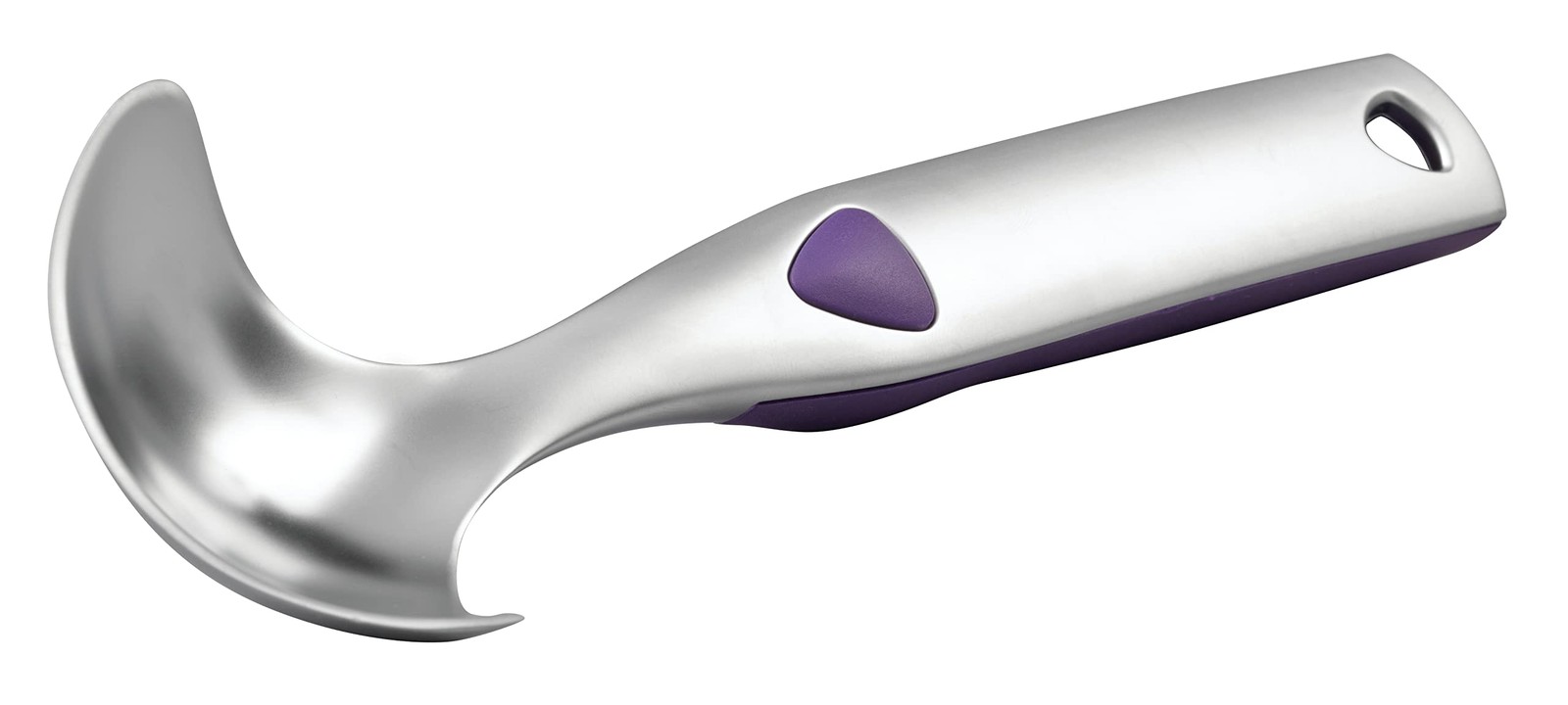 Wilton Heavy-Duty Ice Cream Scoop, Non-Slip Grip, Silver