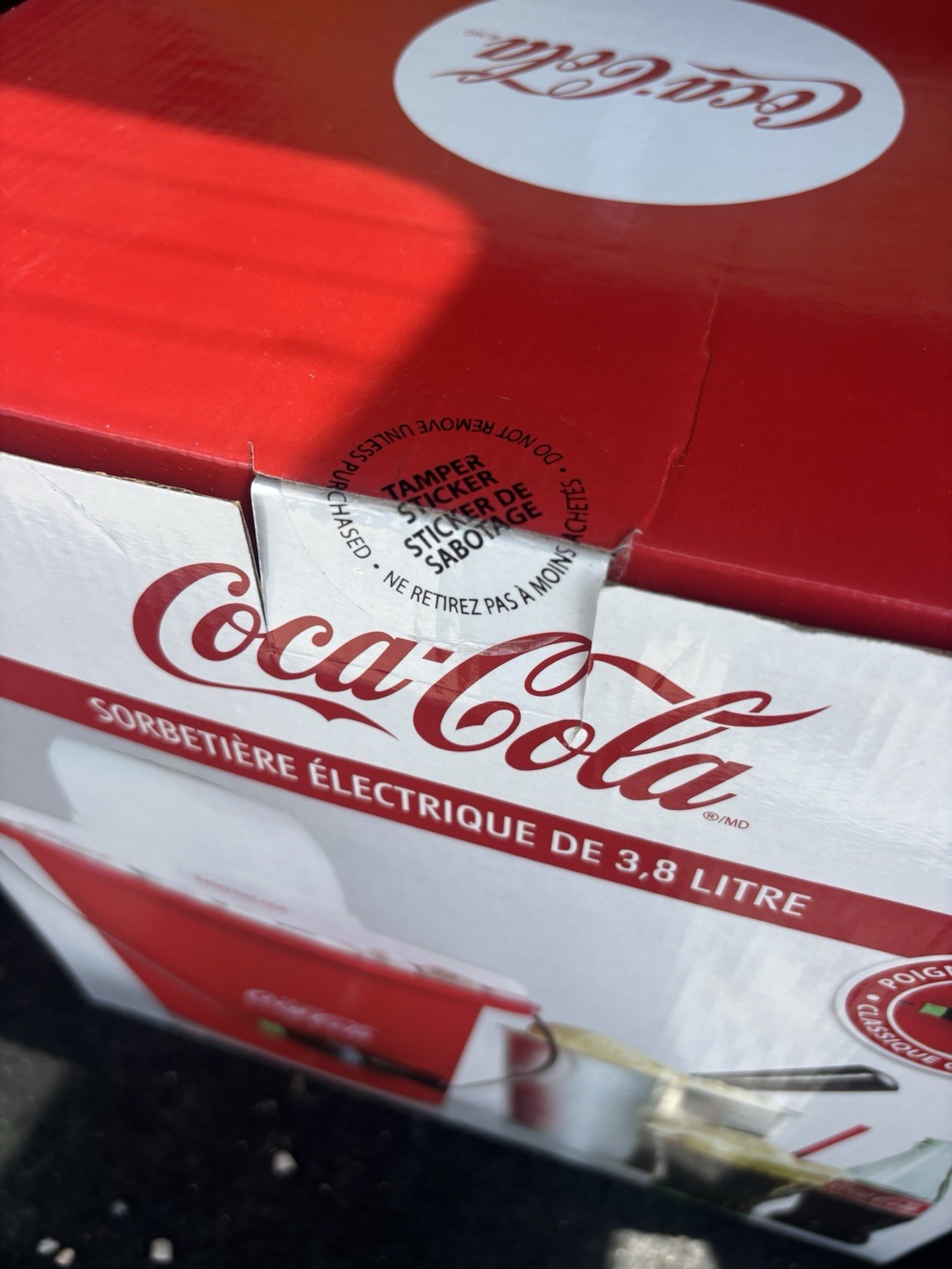 New Coca Cola Electric Ice Cream Maker