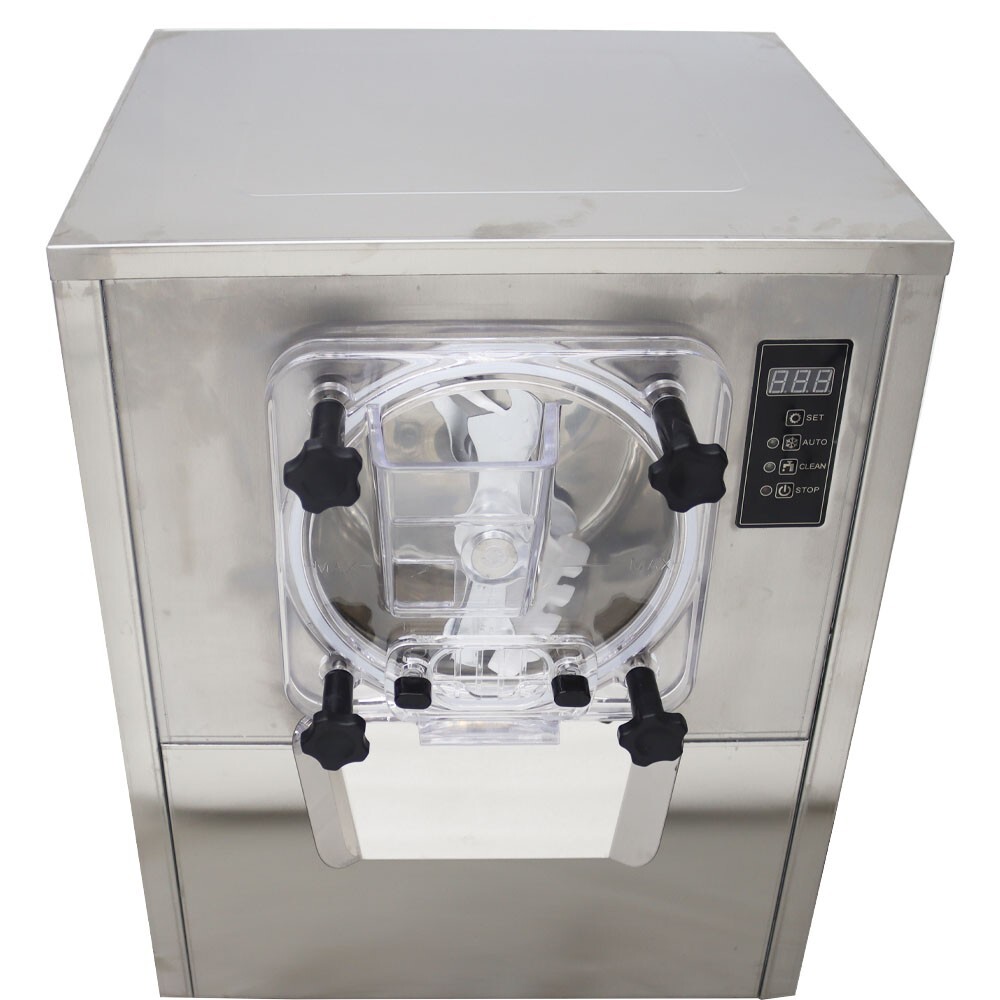 110V Desktop Commercial Hard Ice Cream Machine Powered Ice Cream Maker 25-30L/h