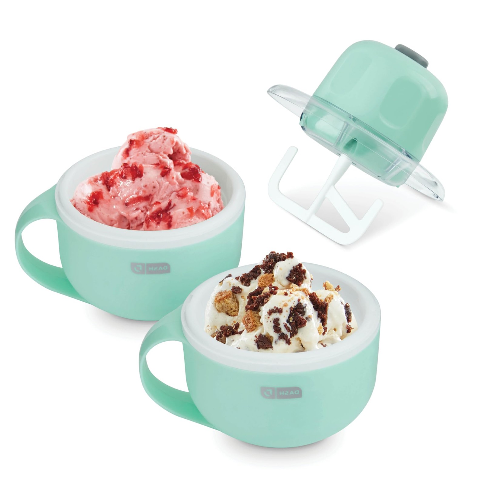 Dash My Mug Ice Cream Maker Makes Single Serving of Gelato, Frozen Yogurt, S…