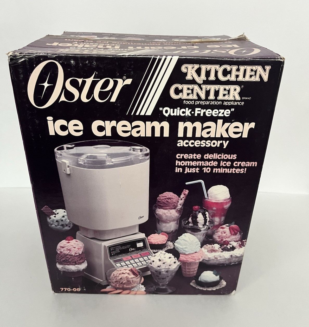 Oster Kitchen Center Quick-Freeze Ice Cream Maker Accessory 2 Qt 770-06