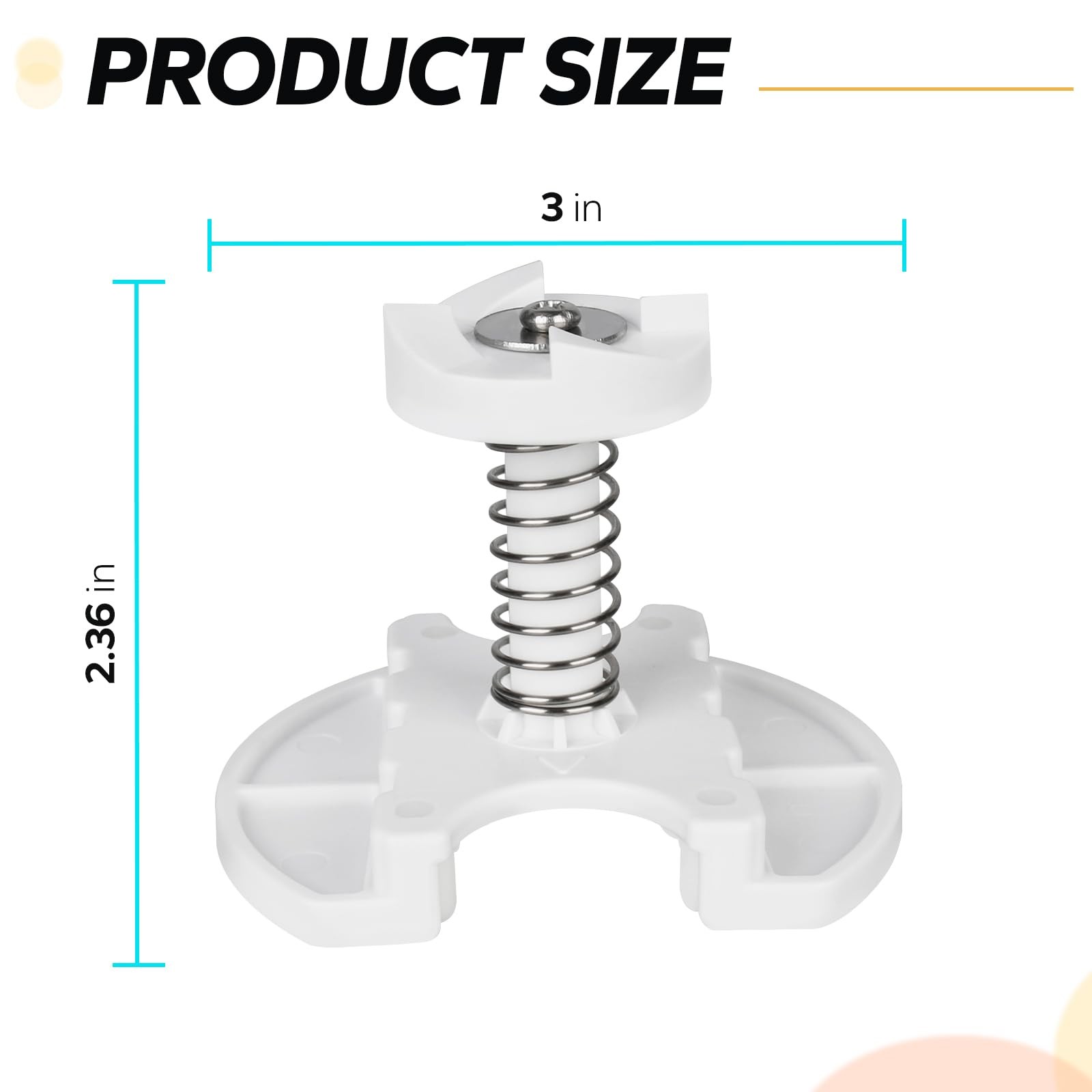 Ice Cream Maker Parts for KitchenAid Stand Mixer, Drive 0.1, White