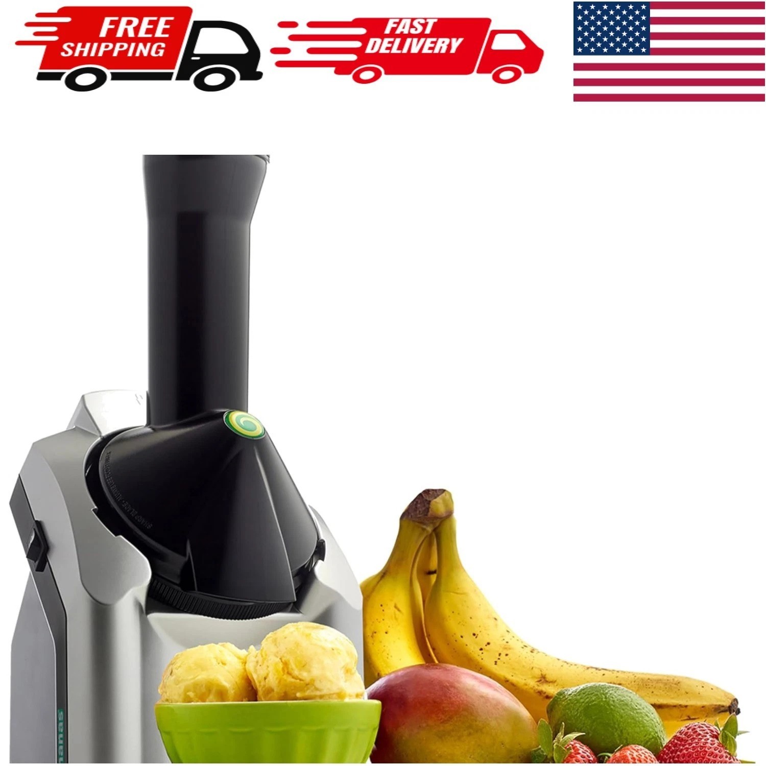 Healthy 200W Frozen Soft Serve Machine – Create Guilt-Free Desserts Effortlessly