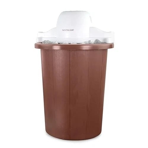 4QT Family-Friendly Electric Ice Cream Maker – Vintage Design for Every Occasion