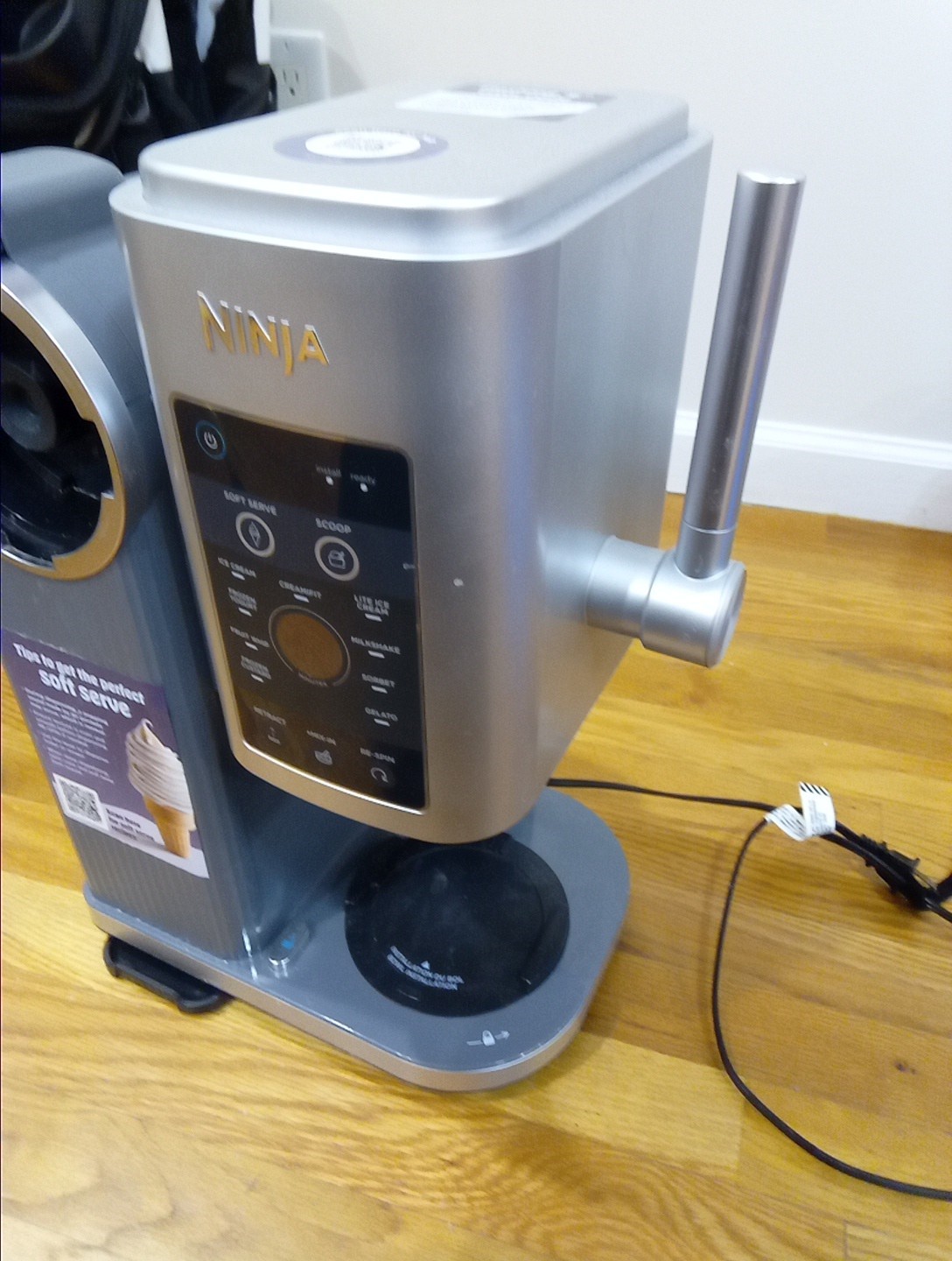 Ninja Swirl by Creami 13 in 1 Soft Serve Ice Cream Machine Nc701 Used, Great
