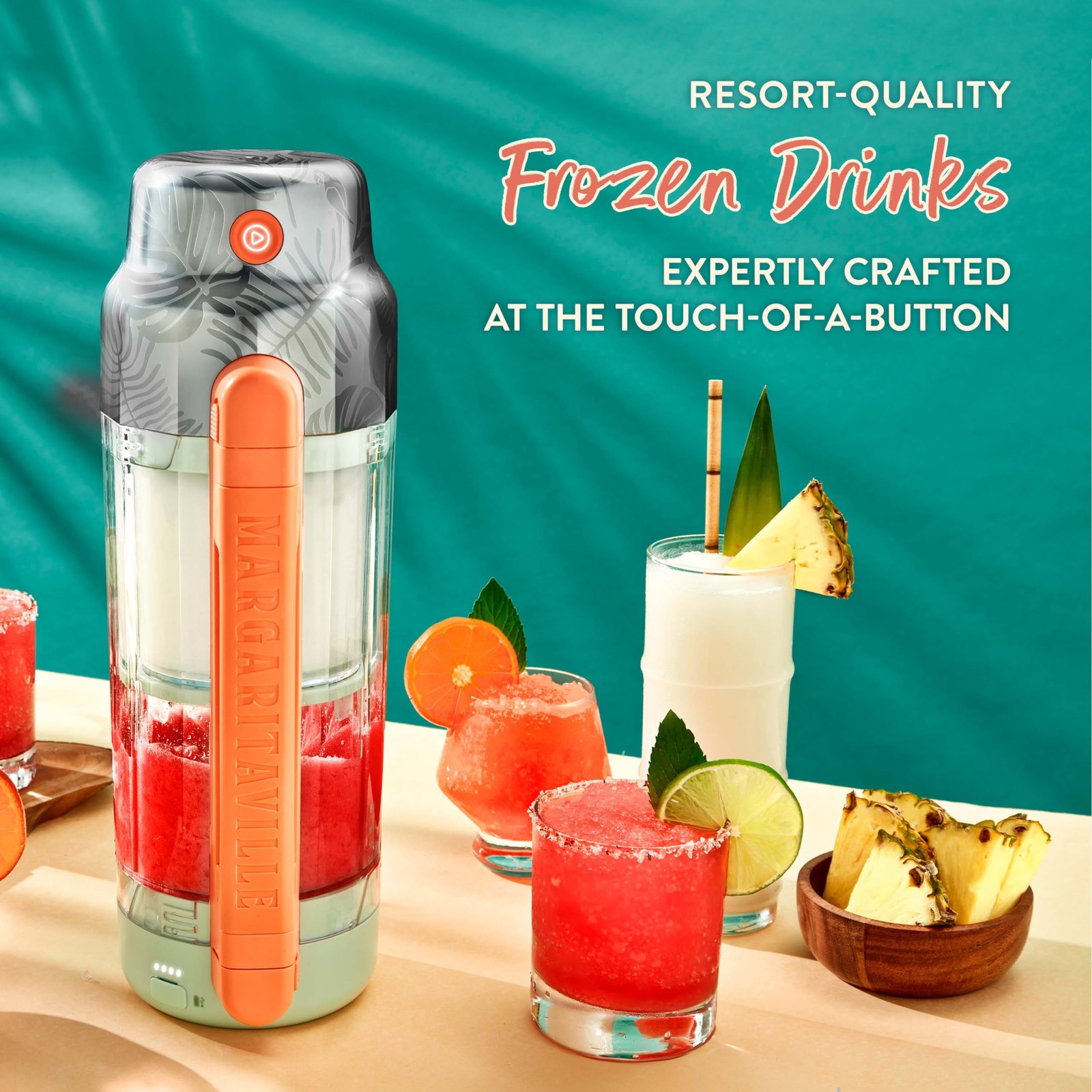 Margaritaville Maui Portable Frozen Drink Machine and Blender Ideal for Resor…