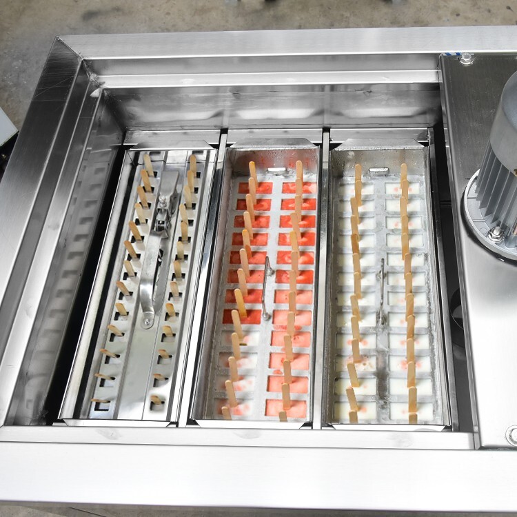 Kolice Commercial 3 Brazilian slim mold ice Popsicle Machine,ice Lolly Machine